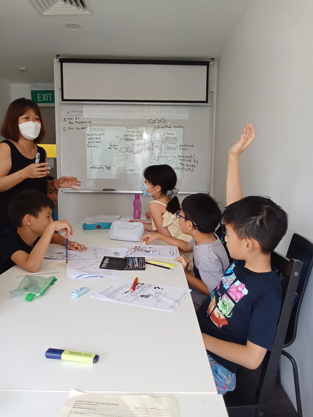 Classes at Creative Campus constantly have in-depth discussions to widen and broaden your child's scope of learning.